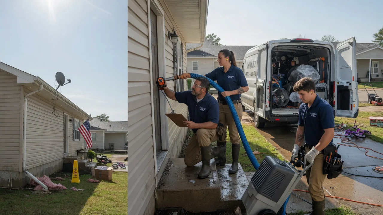 Ceiling Water Damage Restoration in Eure, NC near me
